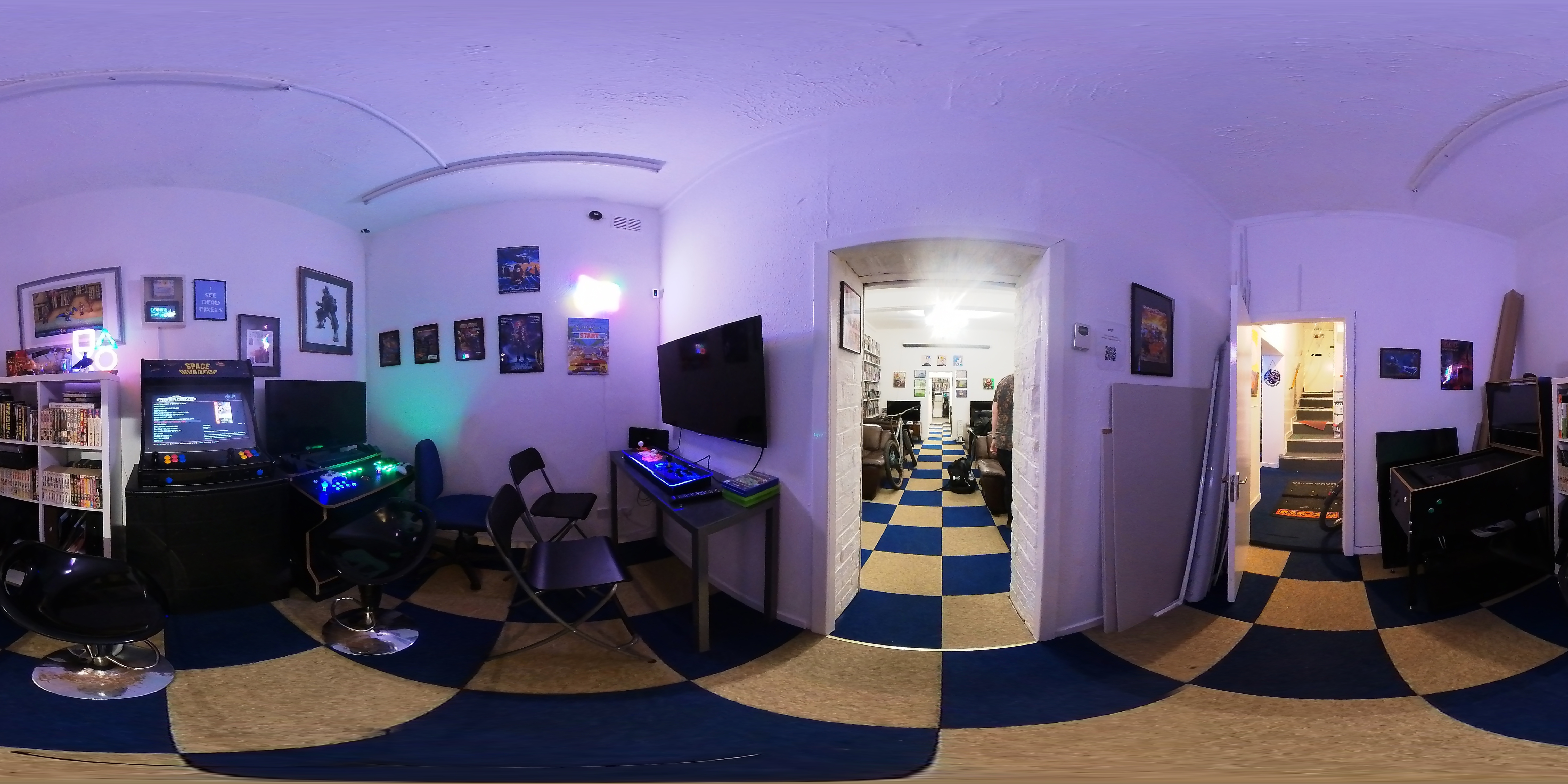 A 360 view of the arcade in June 2024